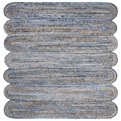 Tapis en jute de coton tissé à la main Zeitler