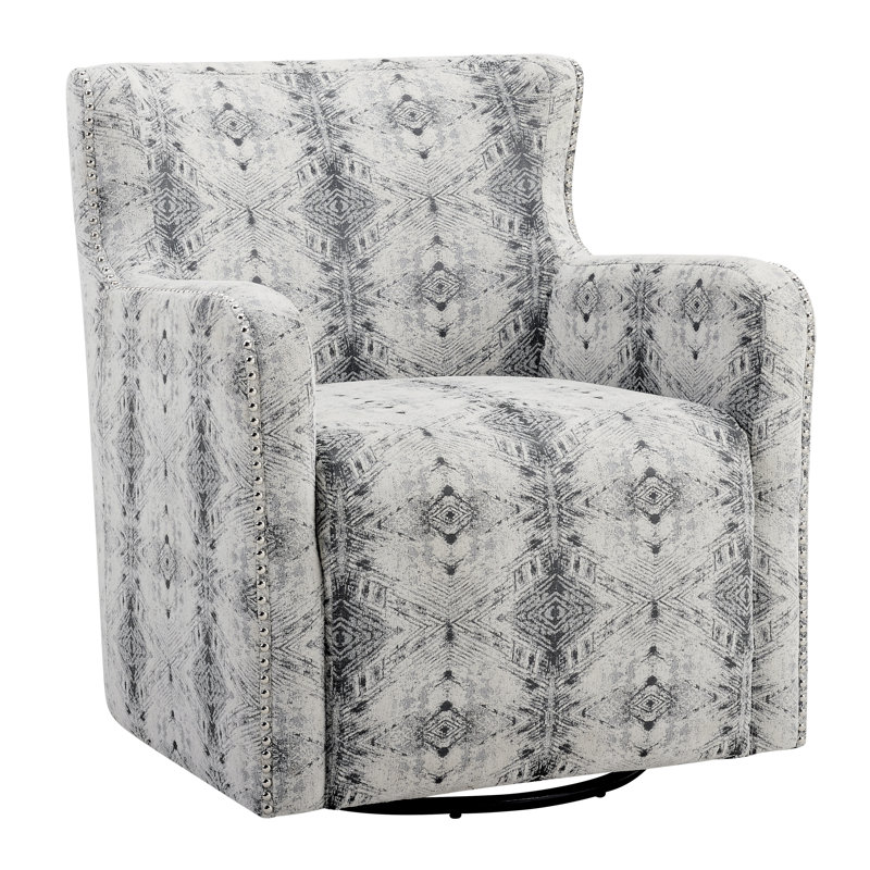 Fauteuil club pivotant rembourré Conaill