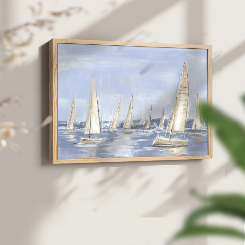 Nautical Series-IV - Reproduction encadrée - Restickable, H 8 po x l 10 po, Naturel