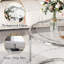 Ensemble de 2 tables de bout rondes en verre