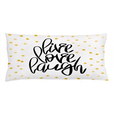 Live Laugh Love Indoor / Outdoor Lumbar Pillow Cover -  Ambesonne, min_35808_36x16