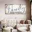 «Love Never Ends Family Quote», reproduction sur toile-987174184