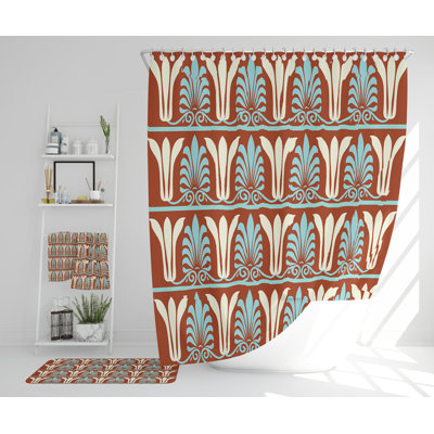Nello Polyester Shower Curtain Set