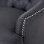 Fauteuil club + repose-pieds
