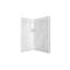 Contour de douche à 2 panneaux FlexStone Elegance l 48 po x P 36 po x H 80 po-34110283