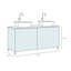 Stockley 1230mm Double Bathroom Vanity with Basin-33065384-33065383