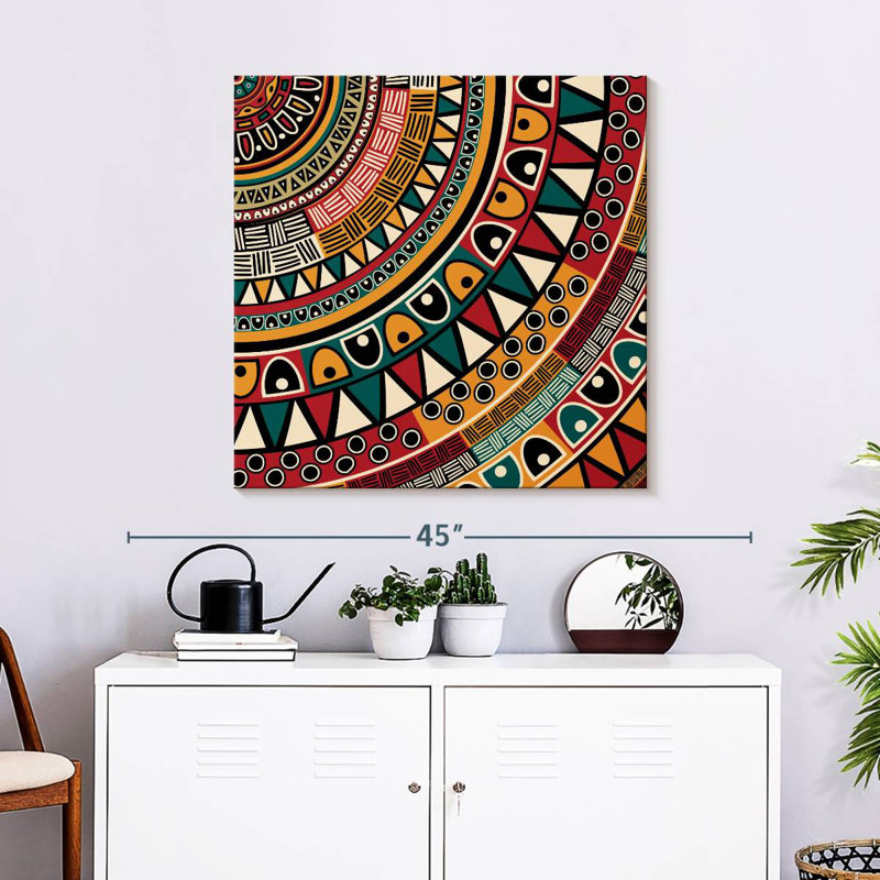 Kerner African Pattern, 30" H x 30" W