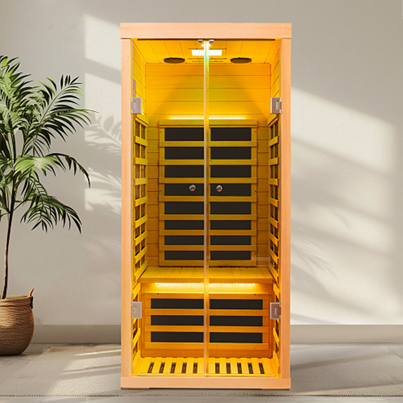 Grand sauna en pruche pour une personne