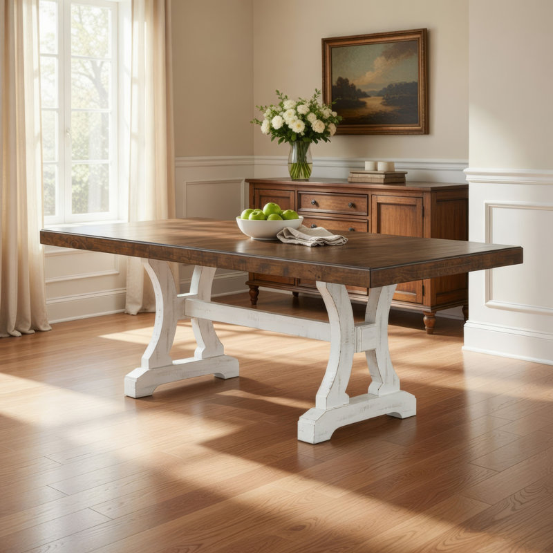 Table de salle à manger rectangulaire L 40 po x l 86 po Eya