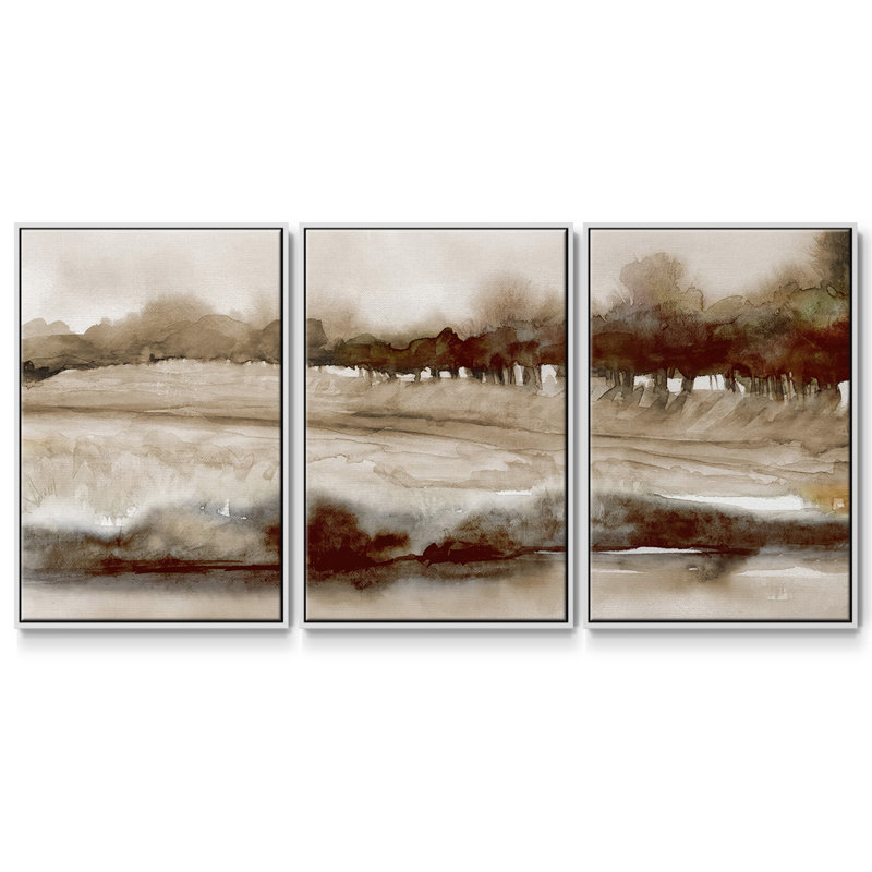Saison d'automne 3 pièces, Blanc, H 24 po x l 48 po x P 2 po
