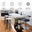 Stemen Bar Stool with Iron Frame-1802863642