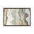 Toile avec cadre en bois brun classique