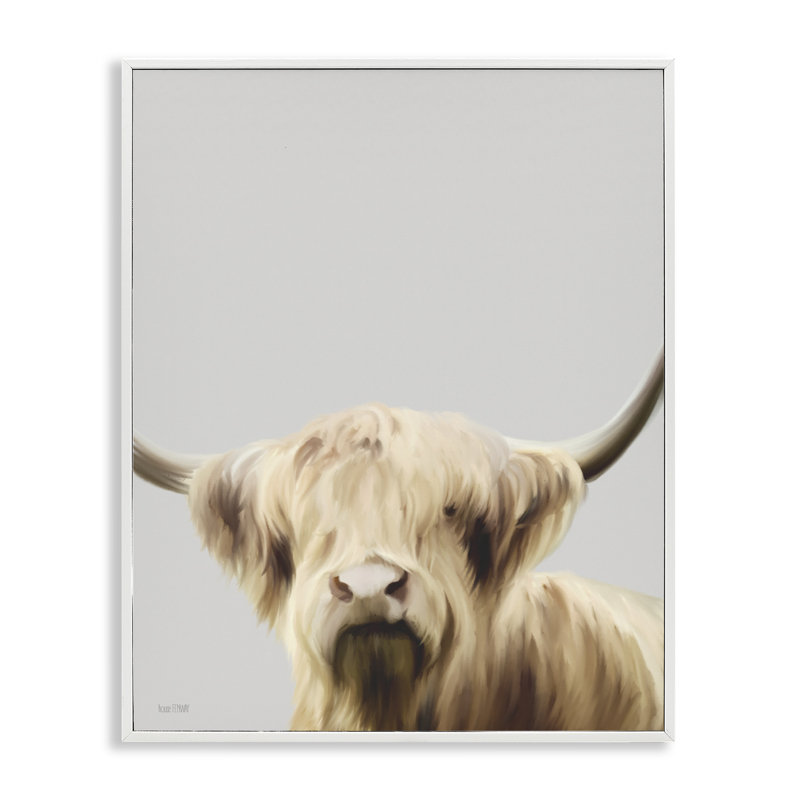 Giclée encadrée par Hair Highland, H 14 po x l 11 po, Estampe numérique encadrée blanc bord de mer