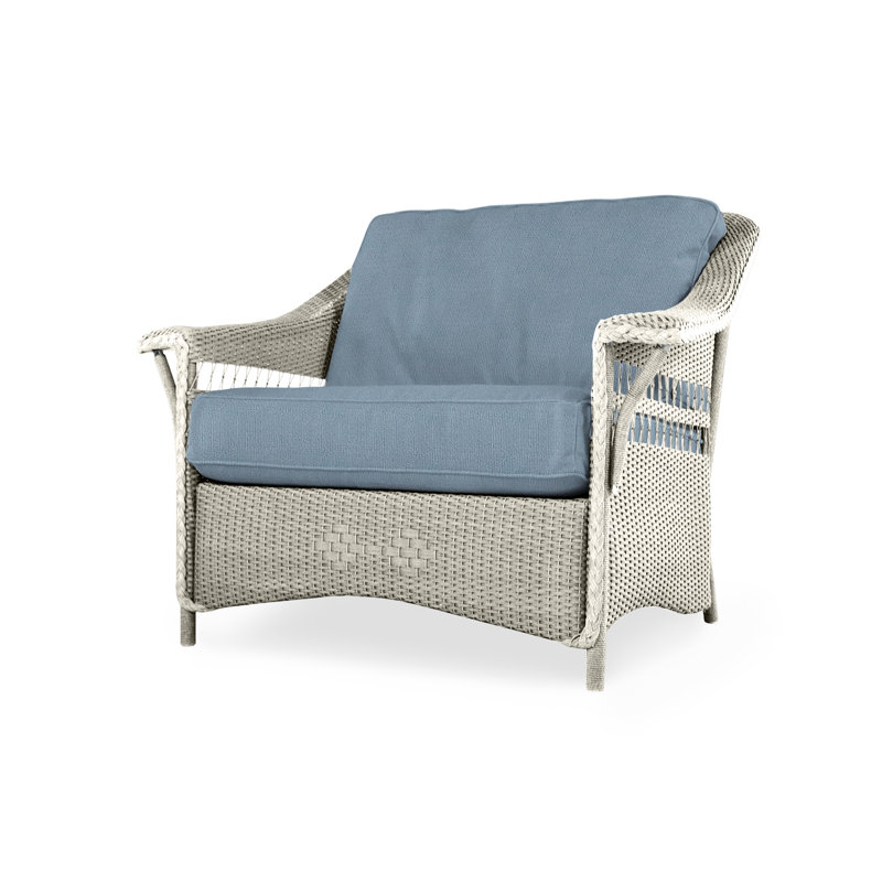 Nantucket Outdoor Lounge Chair, Sandberg Flax, Linen