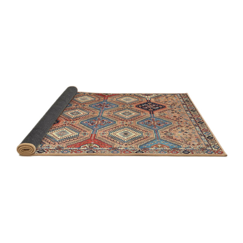 Alisana Performance Southwestern Indoor Rug, Round 5'