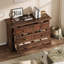 Commode avec 6 tiroirs pour la chambre à coucher, commode Mid-Century en bois-417534190