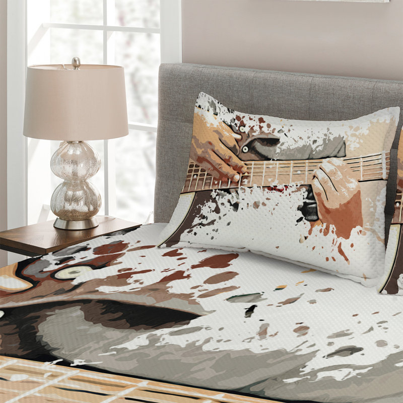 Coverlet, King Bedspread + 2 Shams