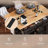 Rolling Kitchen Island with Drop Leaf,Power Outlet,and Ample Storage,for Kitchen,Dining Room-1463045703
