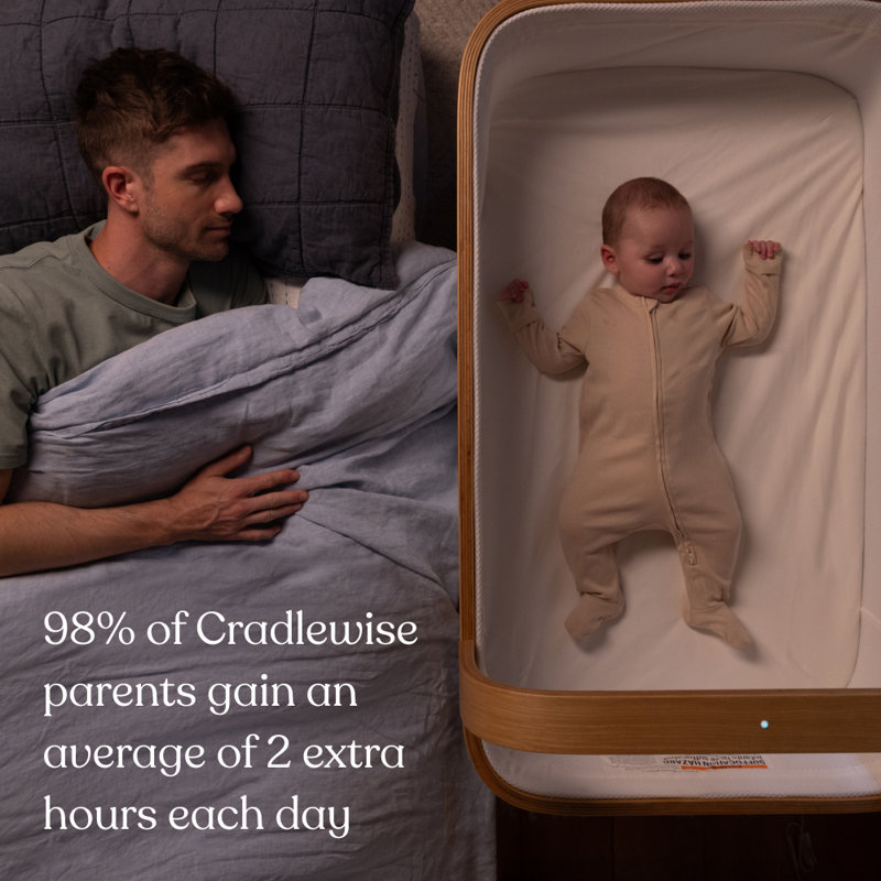 Cradlewise Convertible Smart Bassinet and Crib