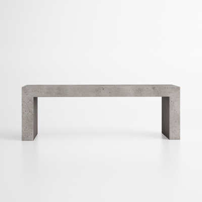 Columbia 55'' Concrete Outdoor Bench
