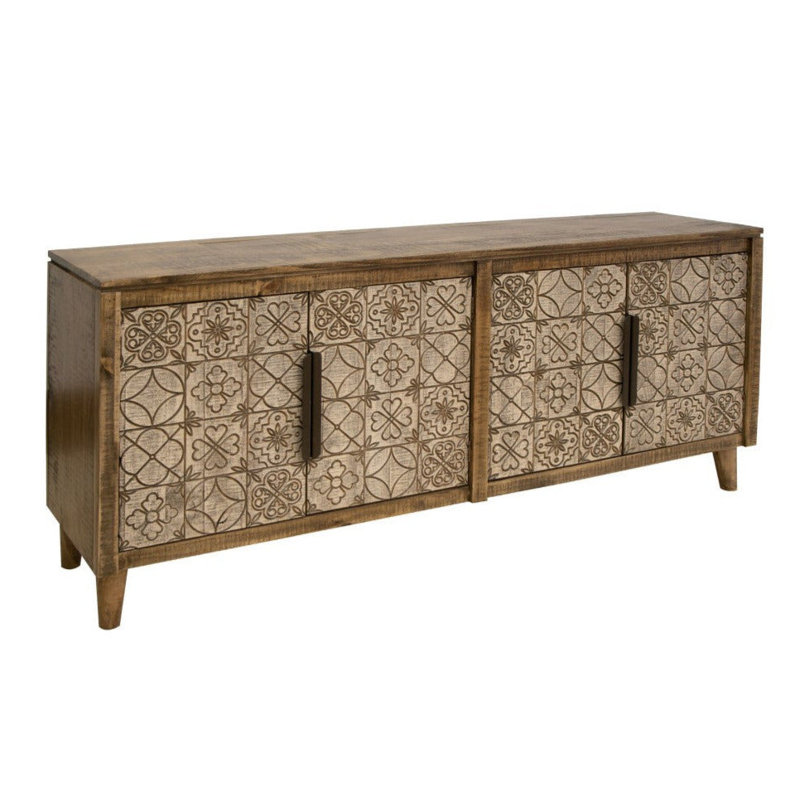 Console média en bois massif Vallata - 68,50 po