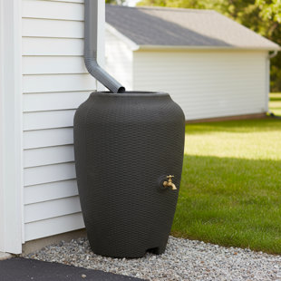 Baril de pluie en osier, 50 gallons