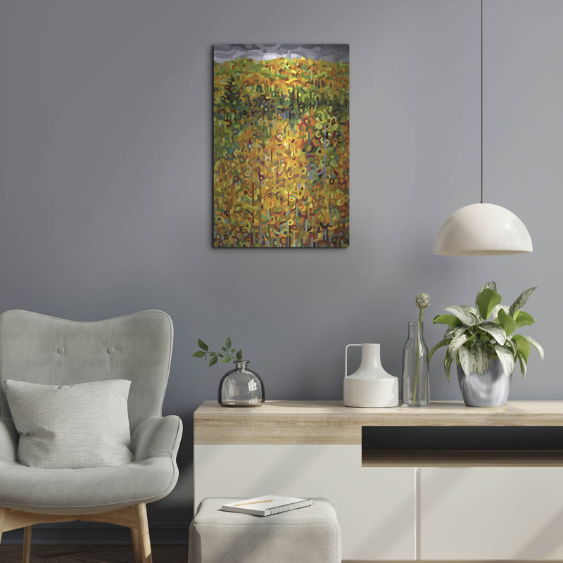 Orren Ellis «Towards Autumn» par Mandy Budan, art mural en métal, H 24 po x l 16 po
