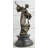 Agathon Léonard Danseuse Chantant Bronze Statue Sculpture Figure 16" x 6.5"