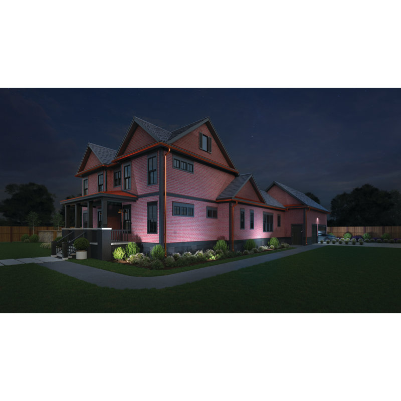 Lithonia Bronze Aluminum LED Floodlight with Adjustable Mount