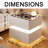 2-drawer Modern Smart Nightstand With Led Lighting And Wireless Charging-1974581736