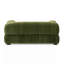 Marcel Upholstered Modern Small To Medium Pet Bed For Dogs And Cats Olive Green Velvet