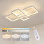 62cm 4-Light Square LED Ceiling Light