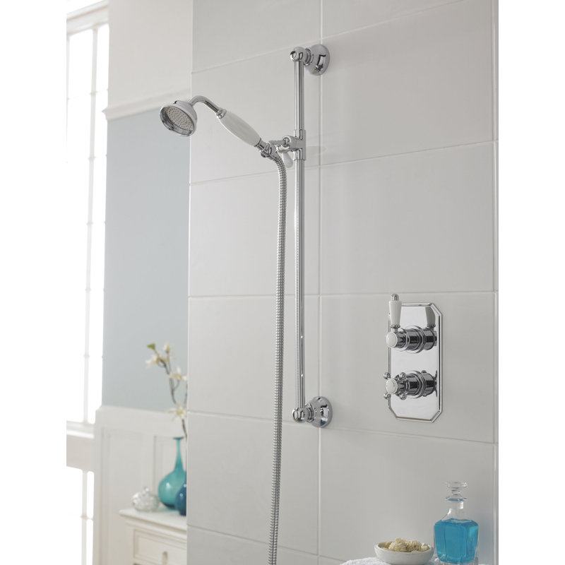 Double Concealed Thermostatic Shower Valve