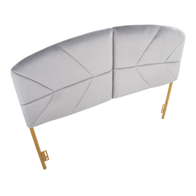 Upholstered Headboard, Gray