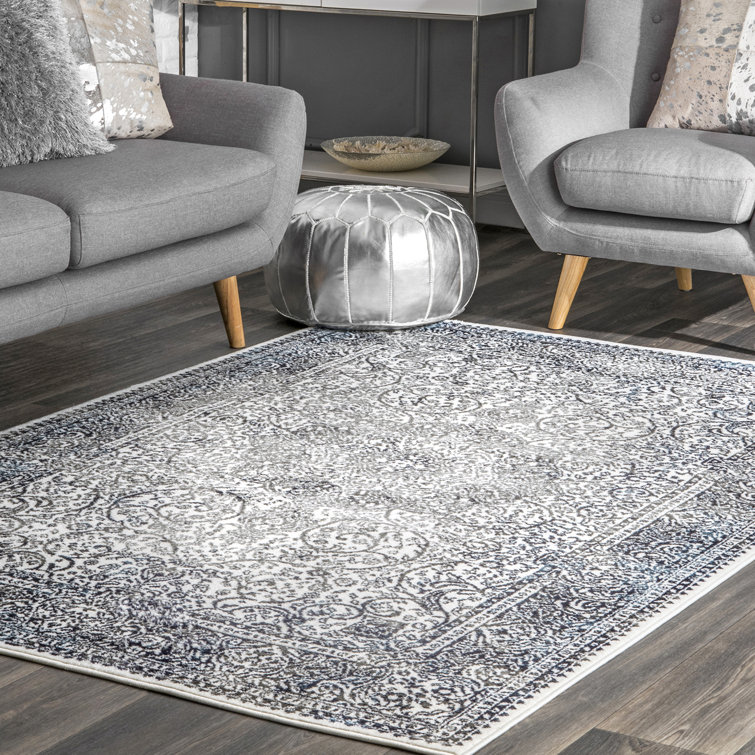 Tapis bleu / gris Castiglia