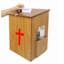 Boîte de collecte de fonds Wood Church-1796133308-1796133309