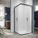 34" W x 34" D x 72" H Framed Square Door Opening Shower Enclosure