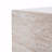 Outdoor/Indoor Square Travertine Lightweight Concrete Patio Side Table