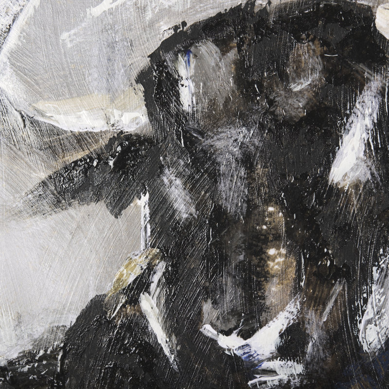 Toile texturée Bull a Hand