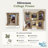 Oliverson Gray and Tan Collage Picture Frame