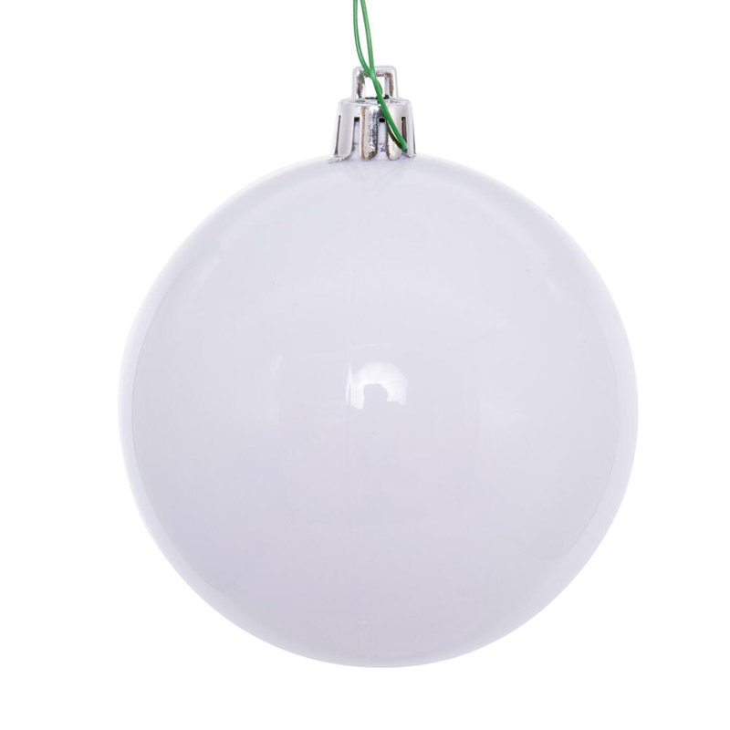 Ensemble de 12 boules de Noël Chistmas, Blanc