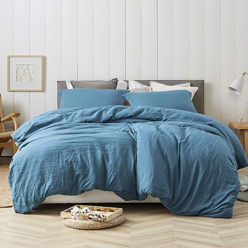 Ensemble d'édredon en duvet synthétique Ultra Cozy, Édredon grand + 2 taies décoratives, Sarcelle profondeurs de l’océan