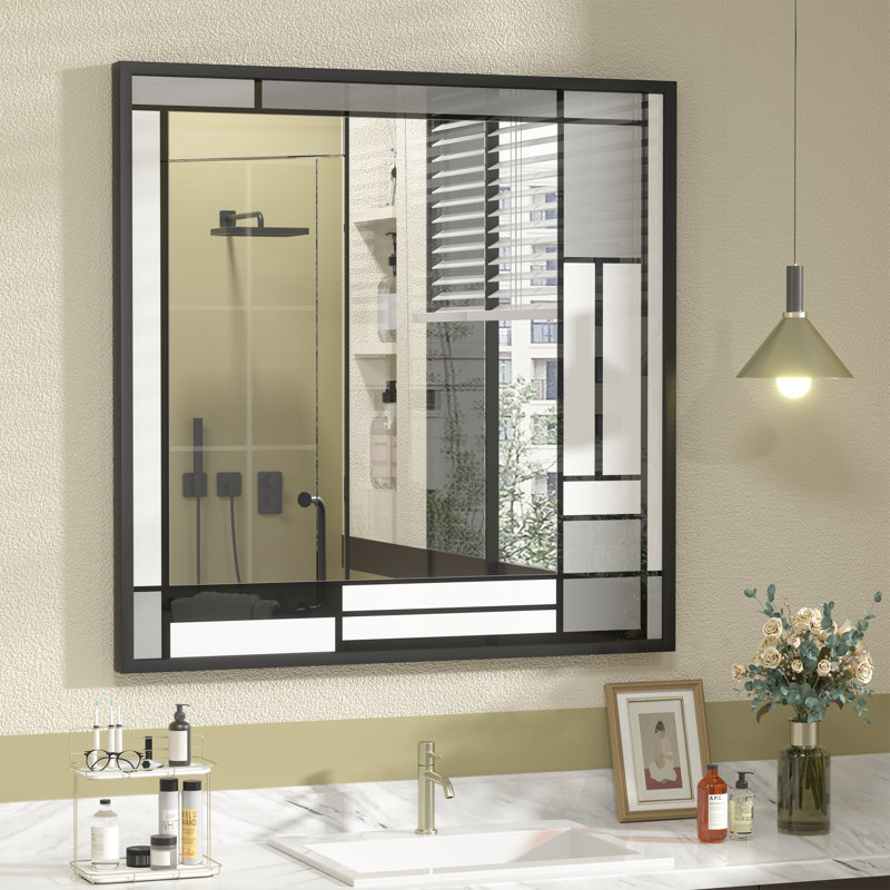 Romilly Metal Mirror, Plain, 36" x 36"