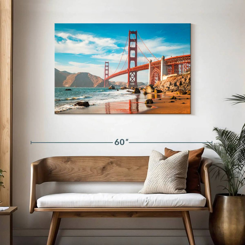 Lilie Golden Gate Beach Coast, H 30 po x l 45 po