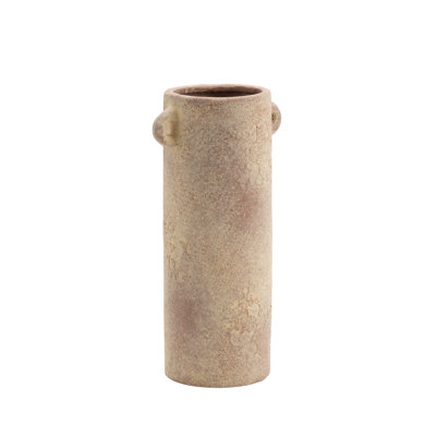 Cole and Ceramic Antique Style Washed Decorative Vase with Handles