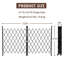 127 cm H x 310 cm W Gate Fencing with 1