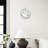 QXA850SLH Traditional Wall Clock, Silver-Tone