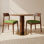 31.5-inch Solid Wood Top with Solid Wood Legs Round Modern Dining Table