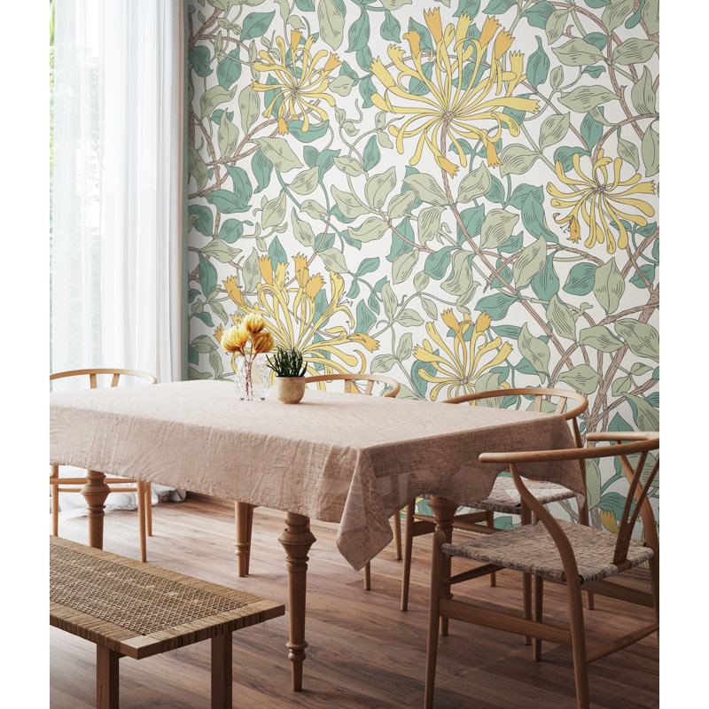 ClassicLiving Honeysuckle Matte Roll, 280cm L x 350cm W, Seafoam Matt
