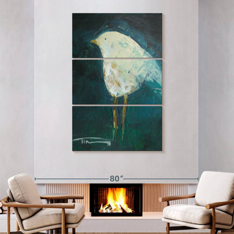 Brampt Waiting Bird, 74" H x 48" W